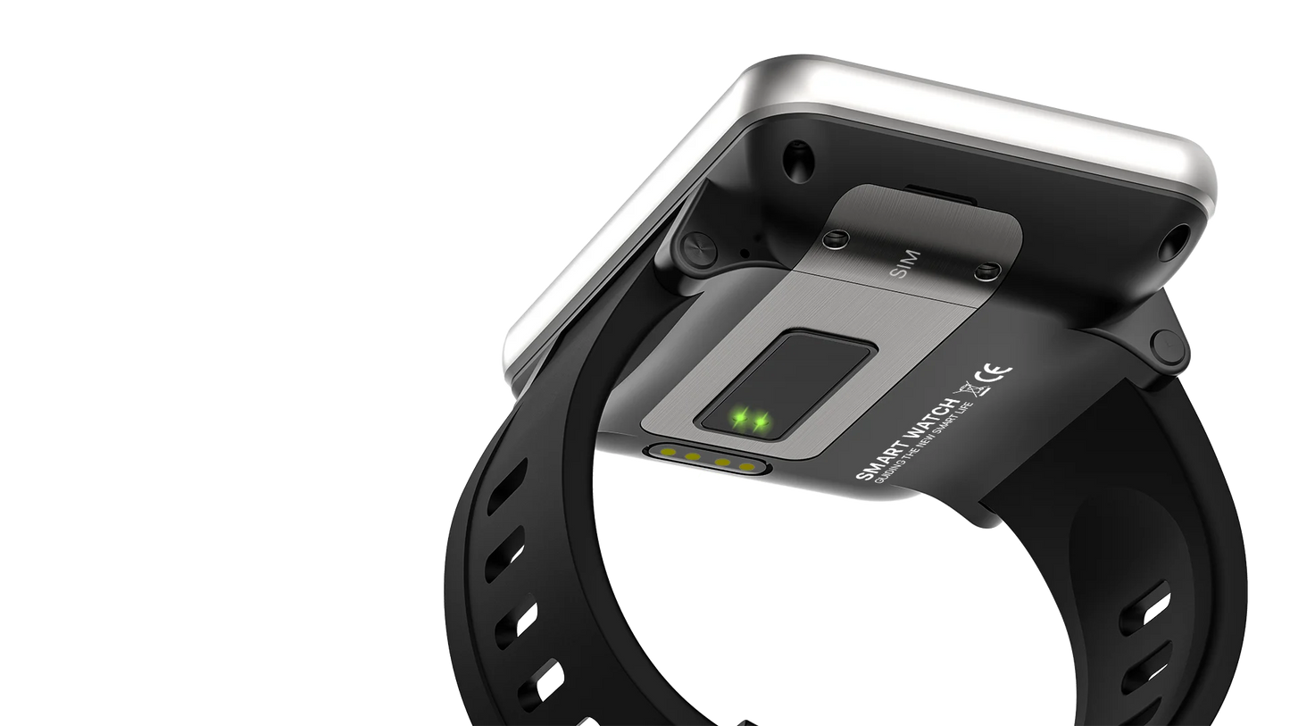 Smart Watch 2.86 Inch Android 7.1 RAM 3GB ROM 32GB 4G GPS WiFi  Men"s Smartwatch With Camera 2700mAh Battery