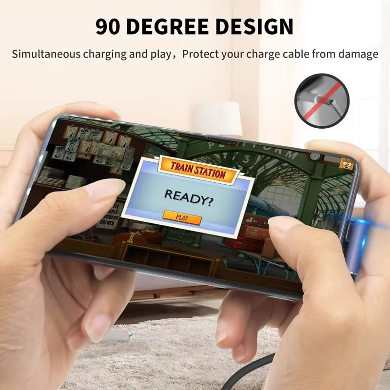 USB4.0 40Gbps 90° Right Angle Type C Adapter PD 100W Fast Charging Converter 8K 60Hz Video OTG Adapter for MacBook