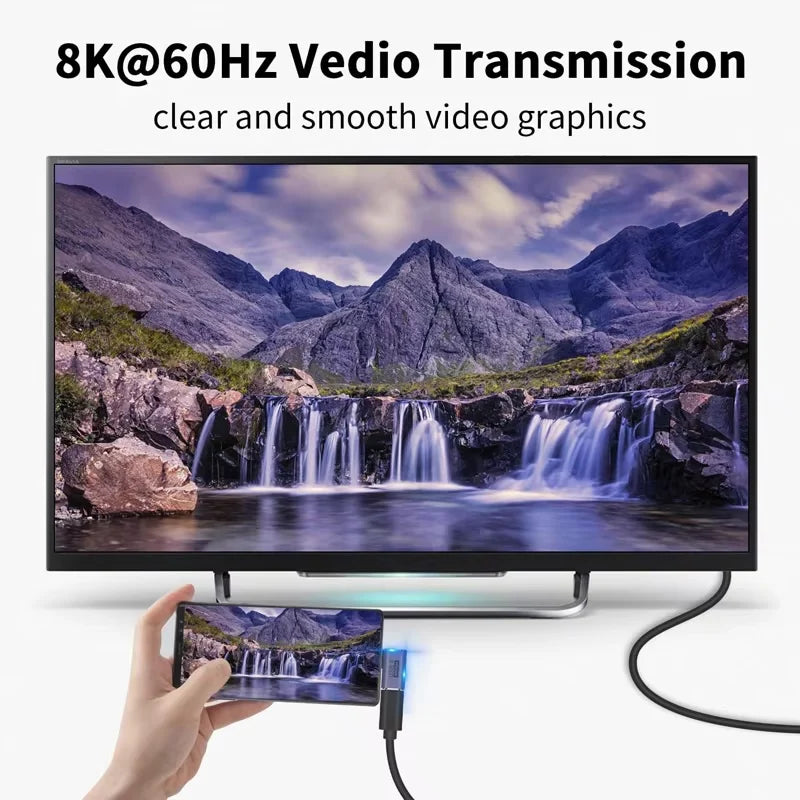 USB4.0 40Gbps 90° Right Angle Type C Adapter PD 100W Fast Charging Converter 8K 60Hz Video OTG Adapter for MacBook